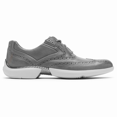 Rockport Total Motion Advance Wingtip Oxfords Schuhe Herren Grau KFU-019423